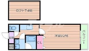 バンブーインⅠ番館の物件間取画像